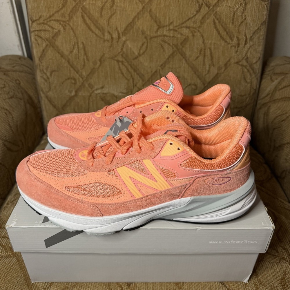 Size 10.5‎ - New Balance 990v6 Made in USA Salmon
